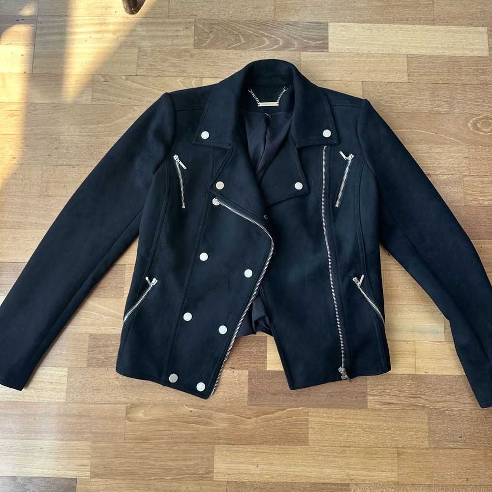 Black Women's Biker Jacket